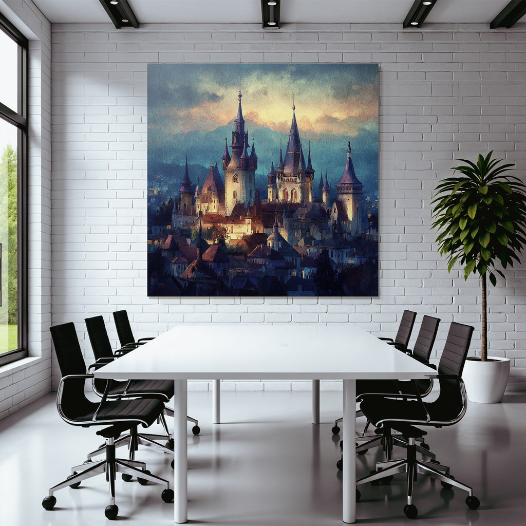 Schloss Im Dämmerlicht