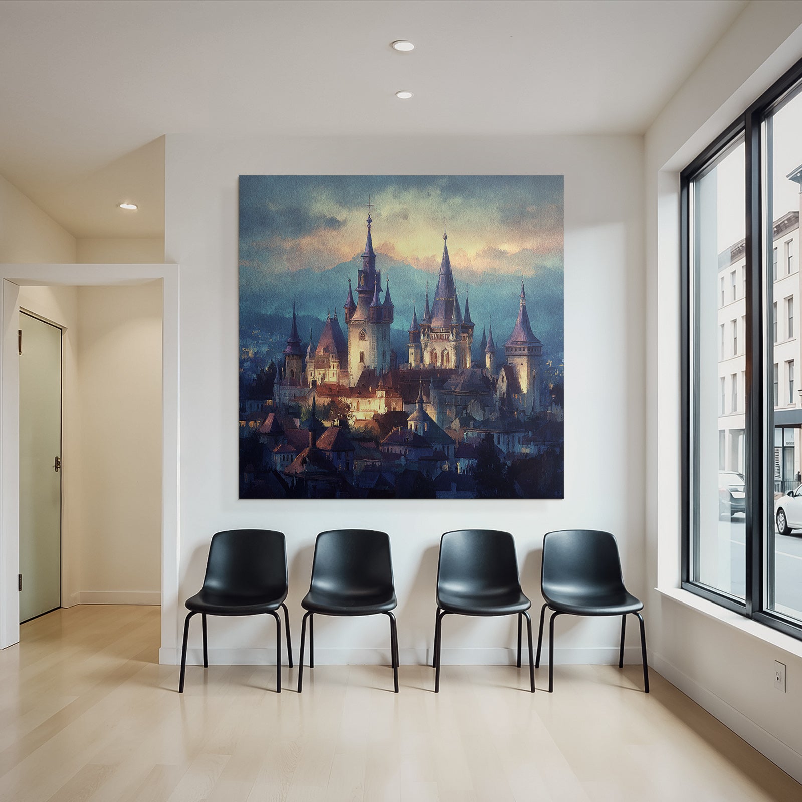 Schloss Im Dämmerlicht