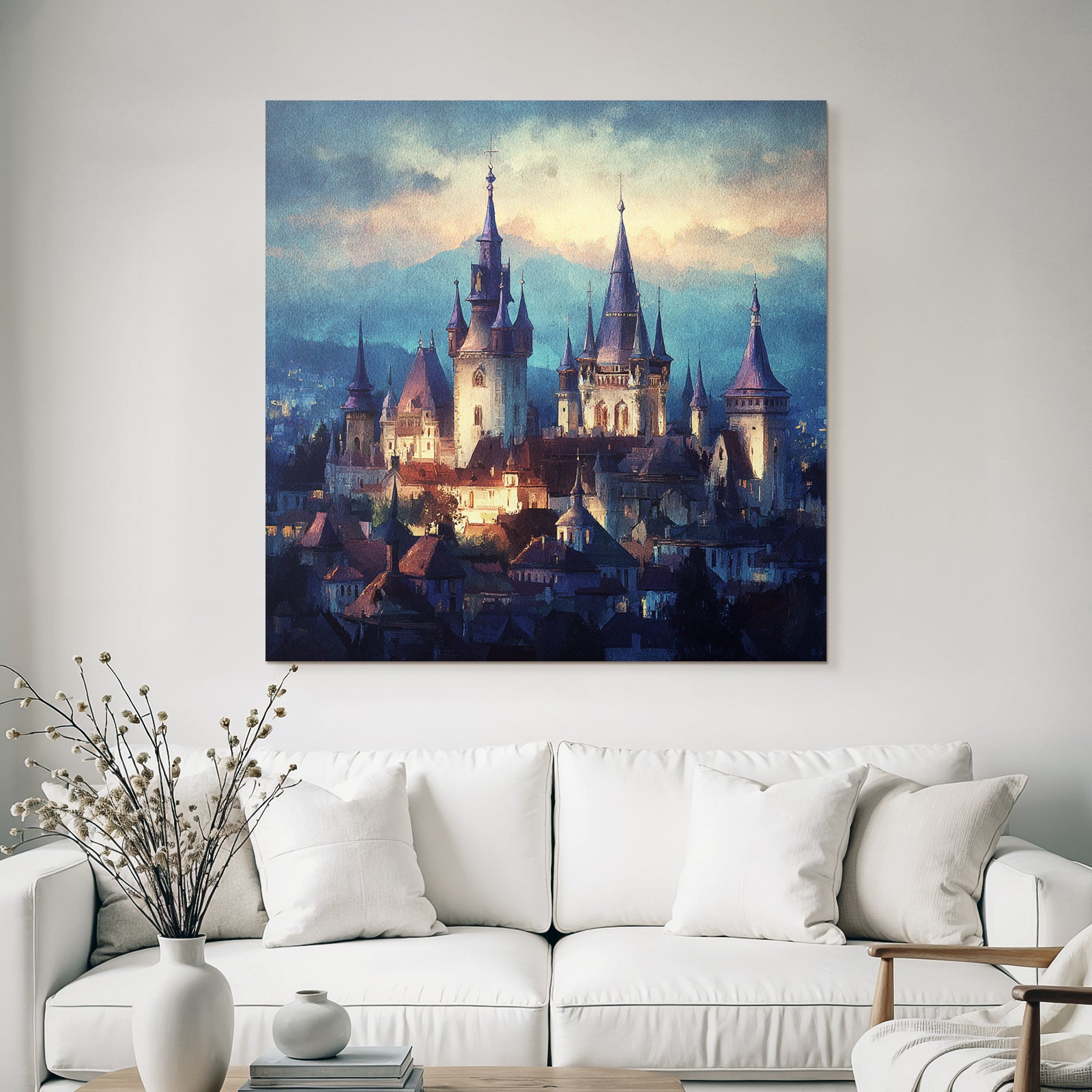 Schloss Im Dämmerlicht
