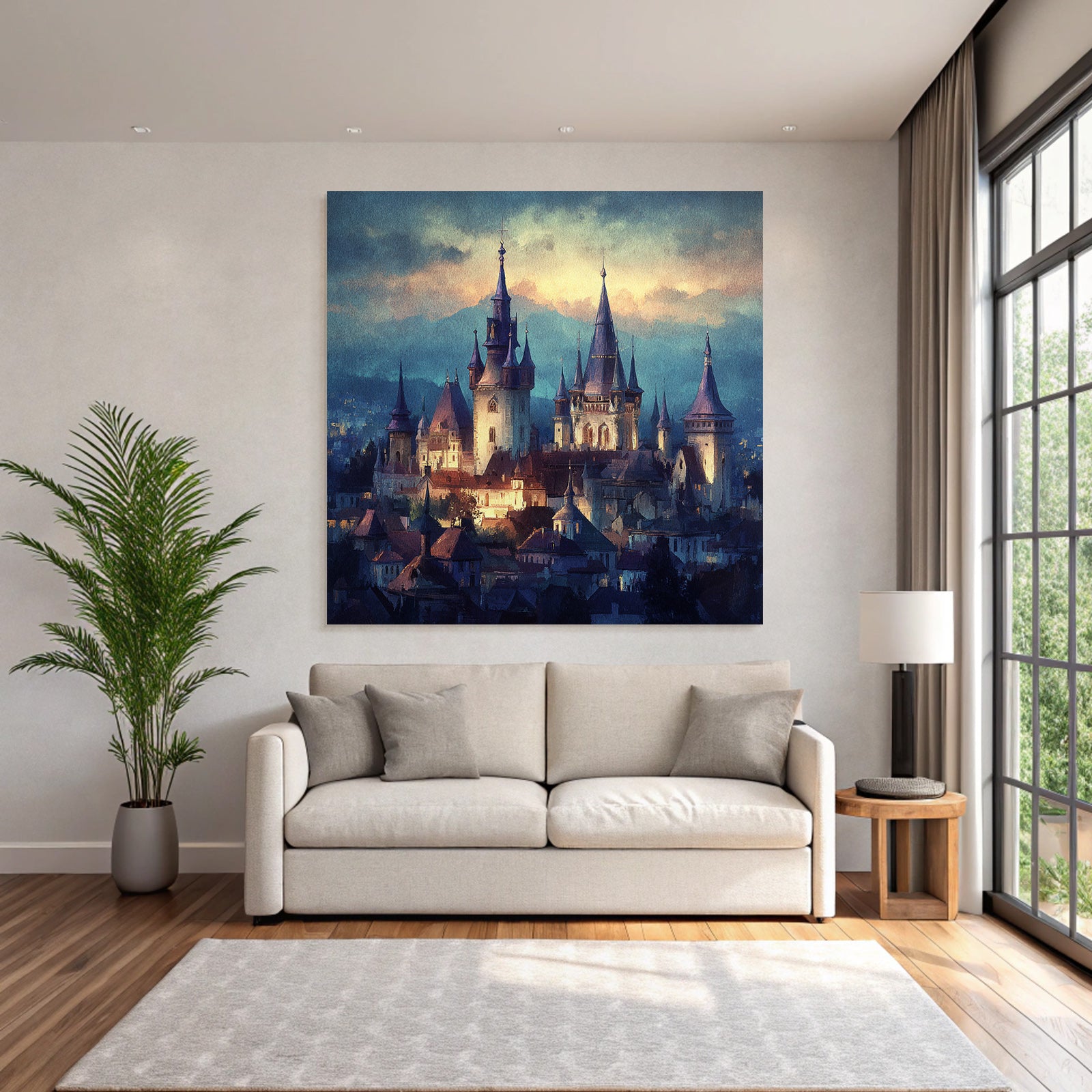 Schloss Im Dämmerlicht
