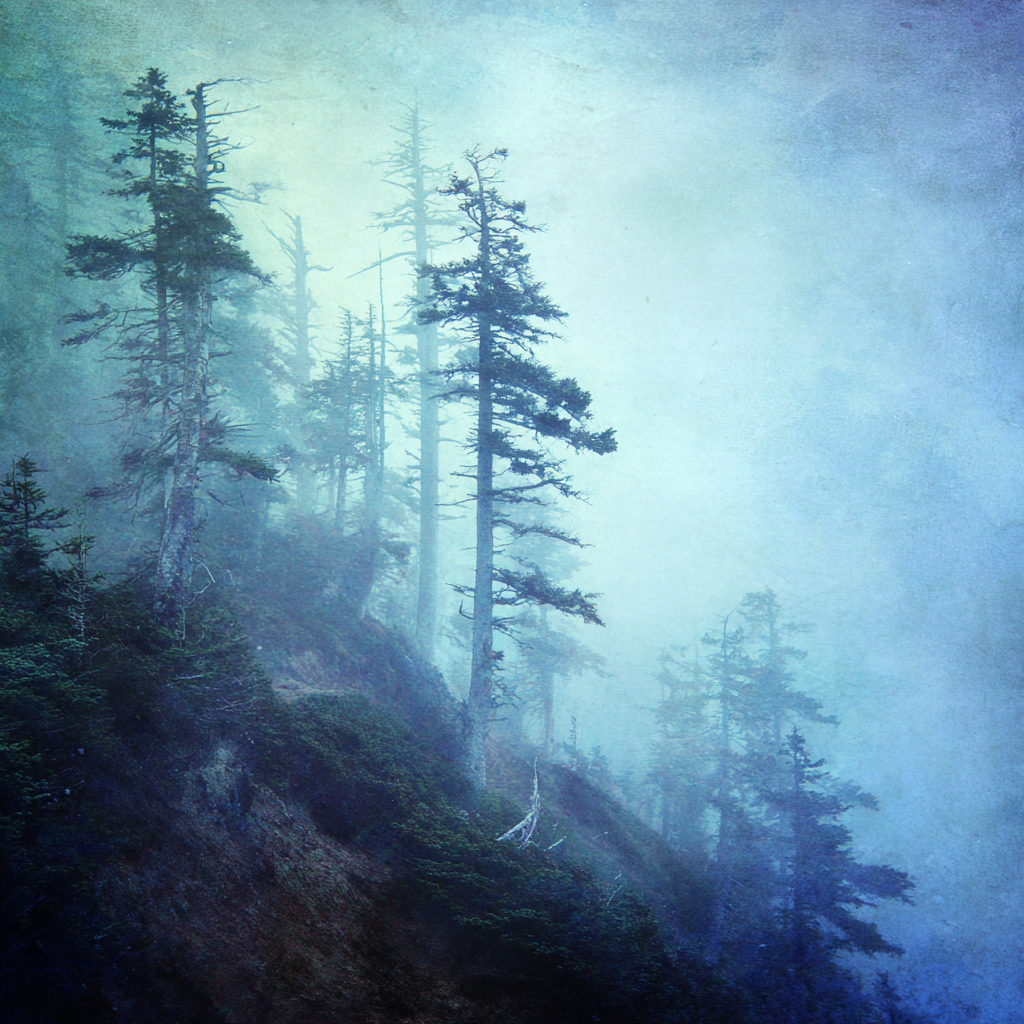 Vernebelter Wald Bei Dämmerung | Nebel und Wetter | Natur