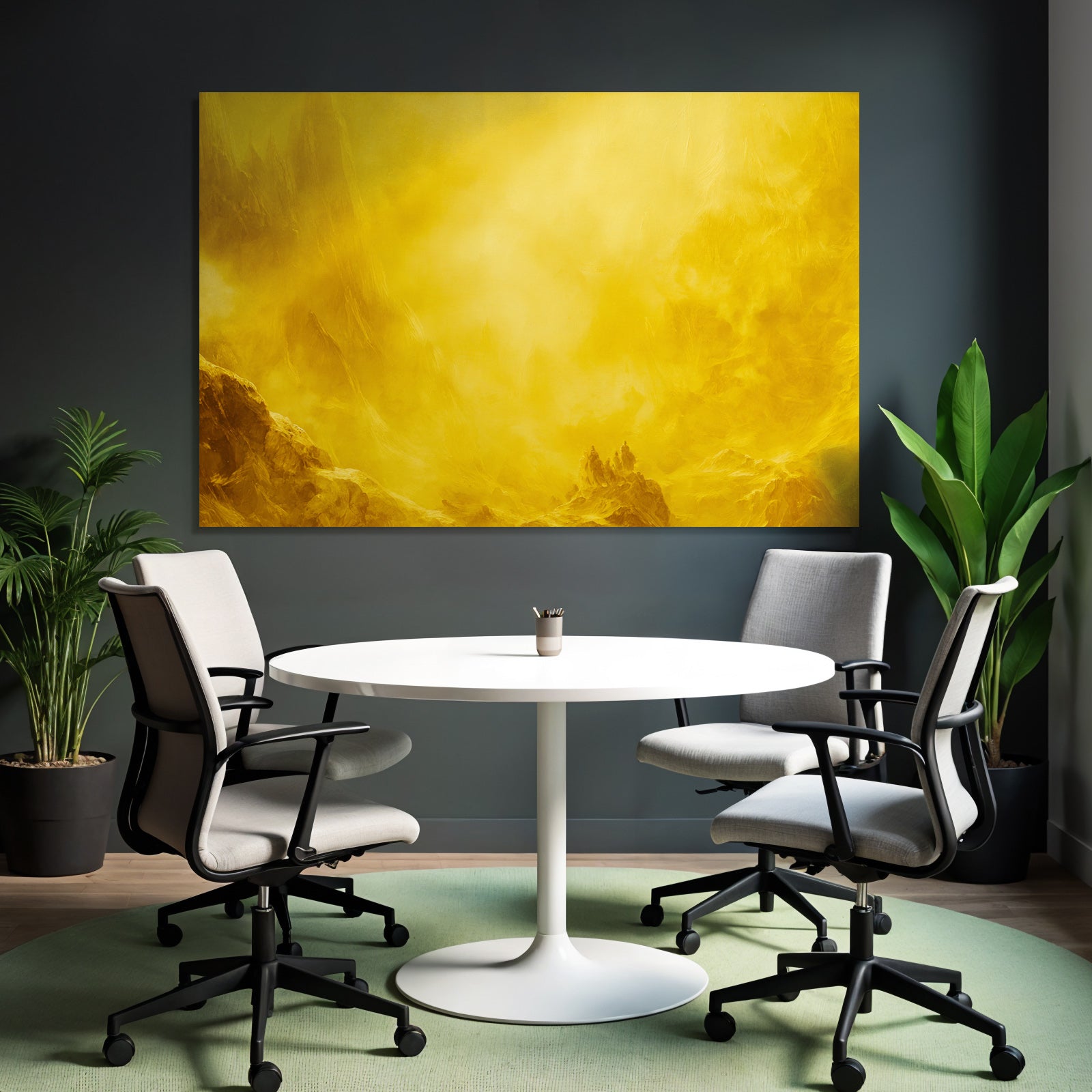 Traumhafte Gelbe Felsenlandschaft