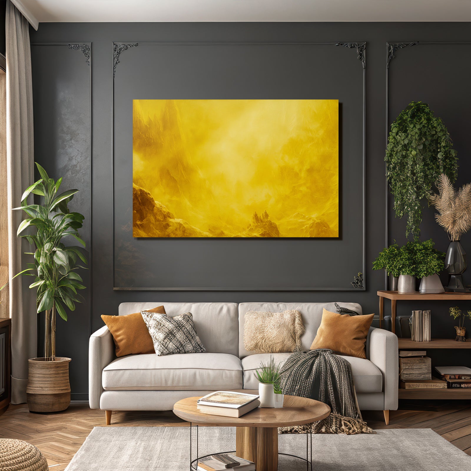 Traumhafte Gelbe Felsenlandschaft