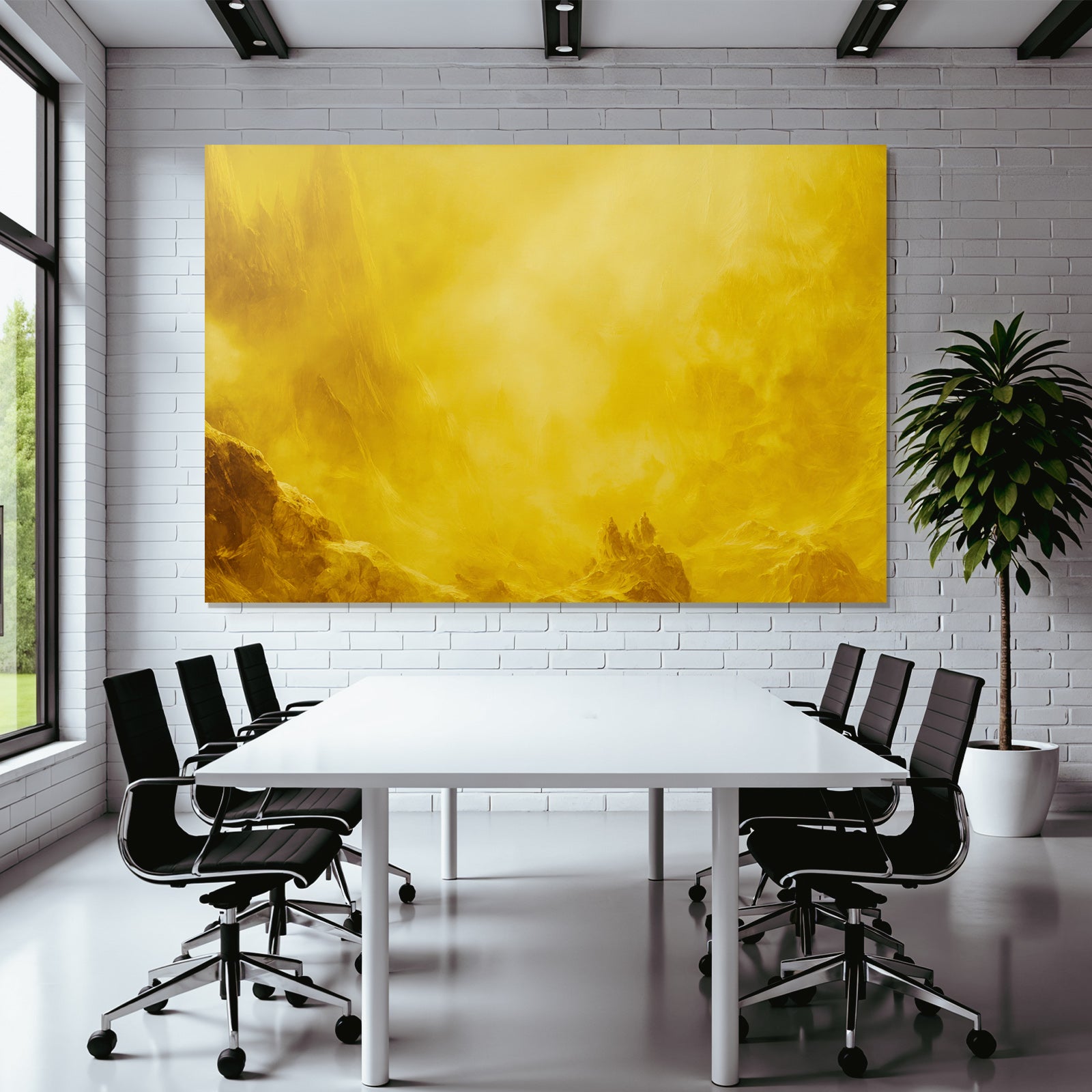 Traumhafte Gelbe Felsenlandschaft
