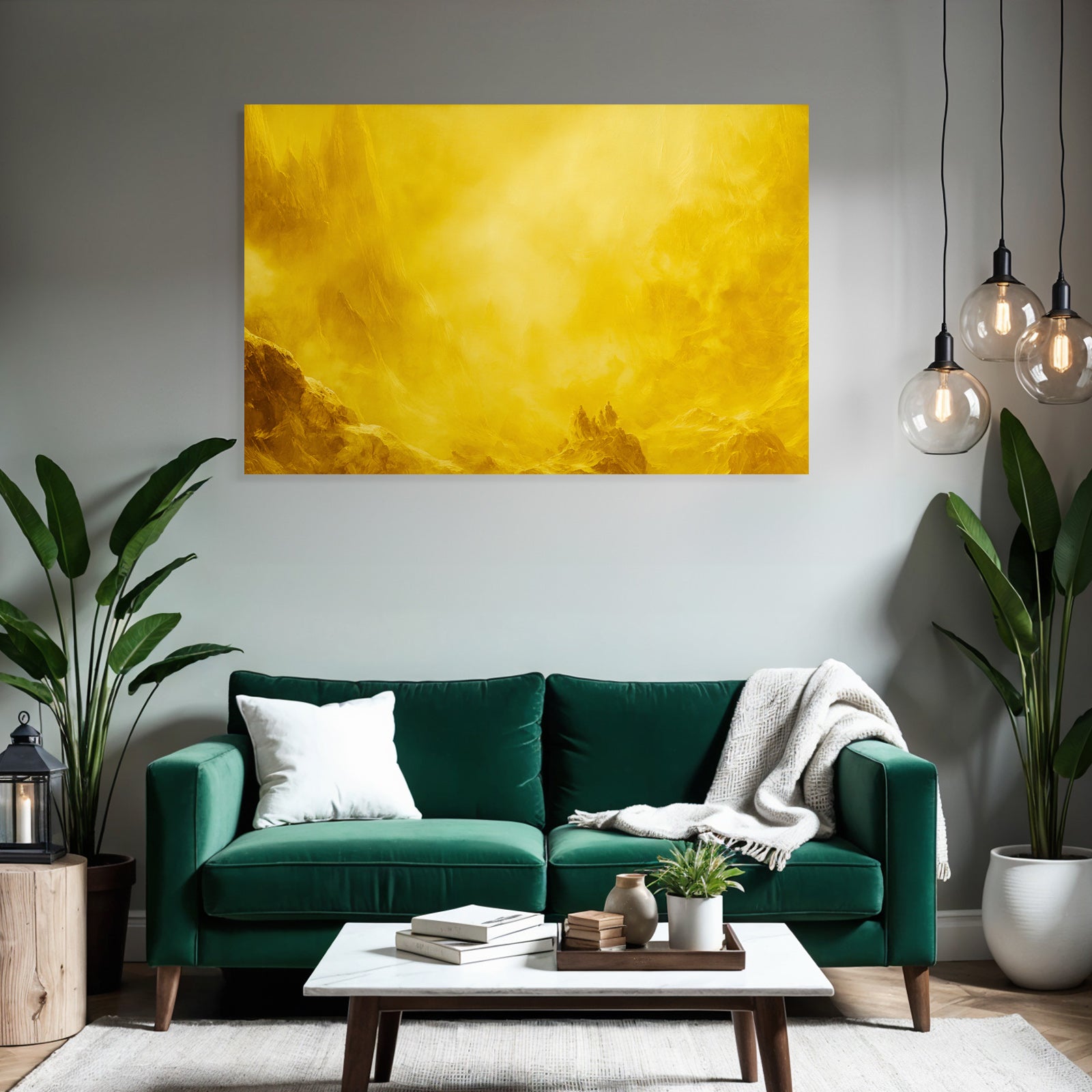 Traumhafte Gelbe Felsenlandschaft