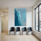 Abstrakte Wasserbewegung In Blau