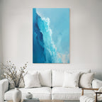 Abstrakte Wasserbewegung In Blau