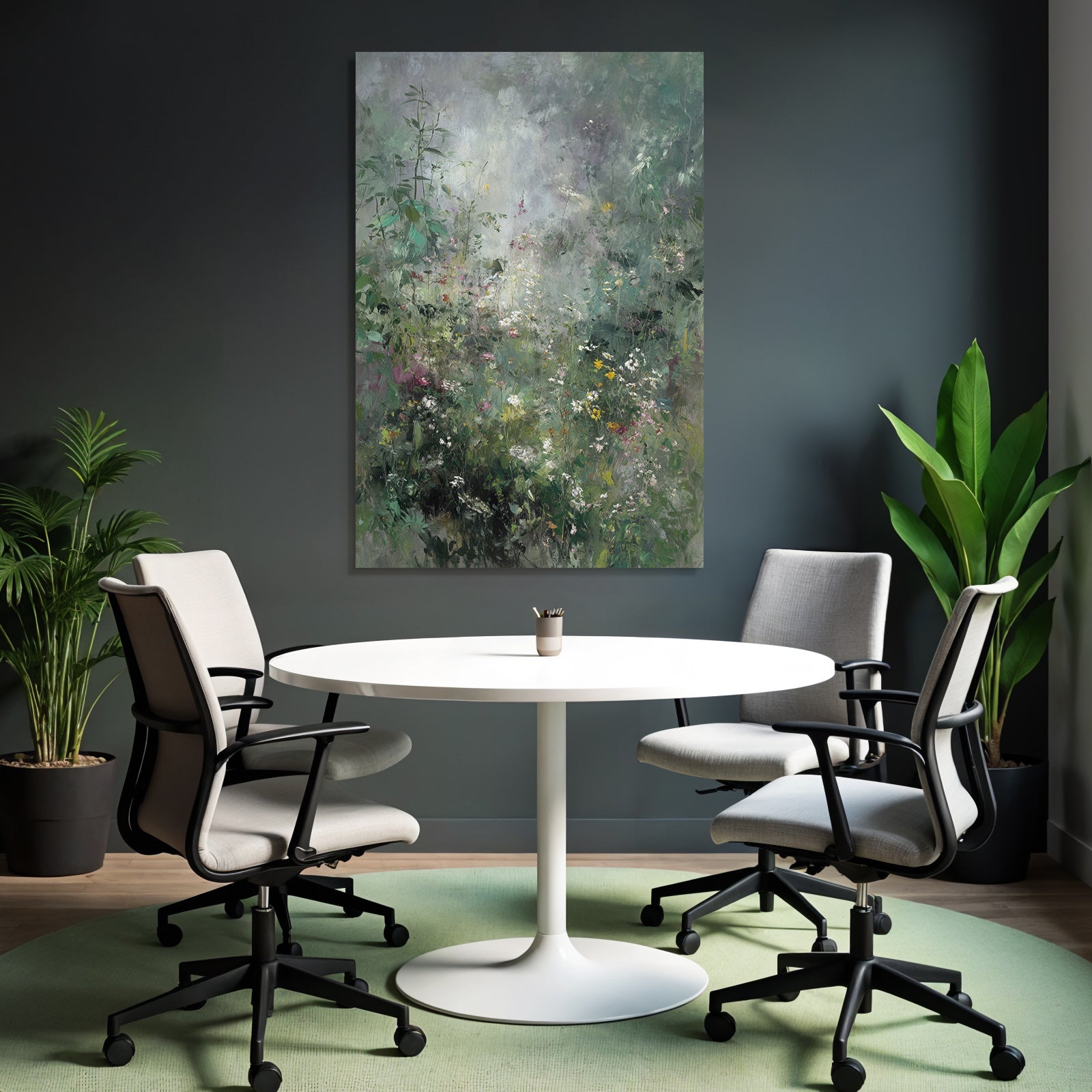 Impressionistischer Floraler Garten