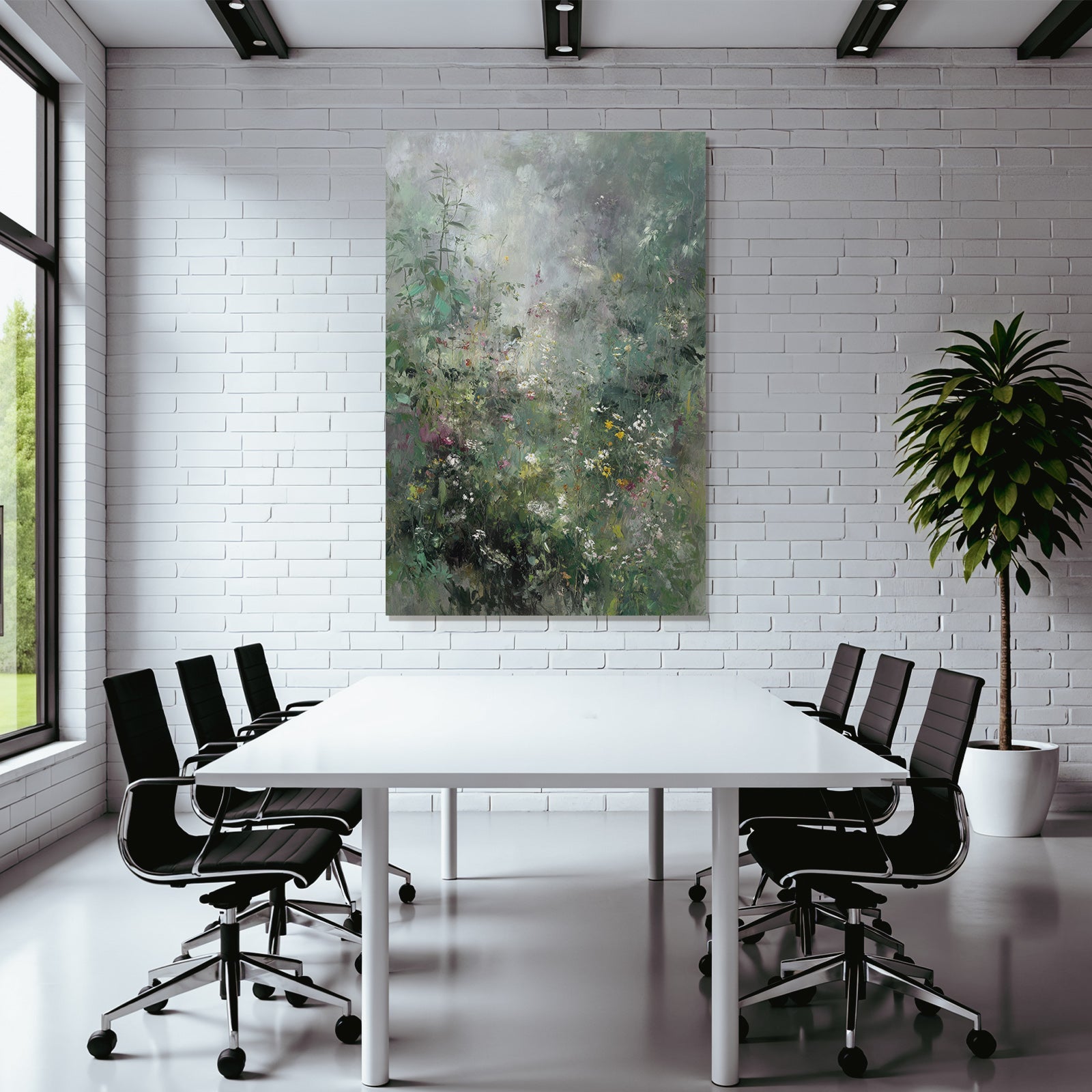 Impressionistischer Floraler Garten