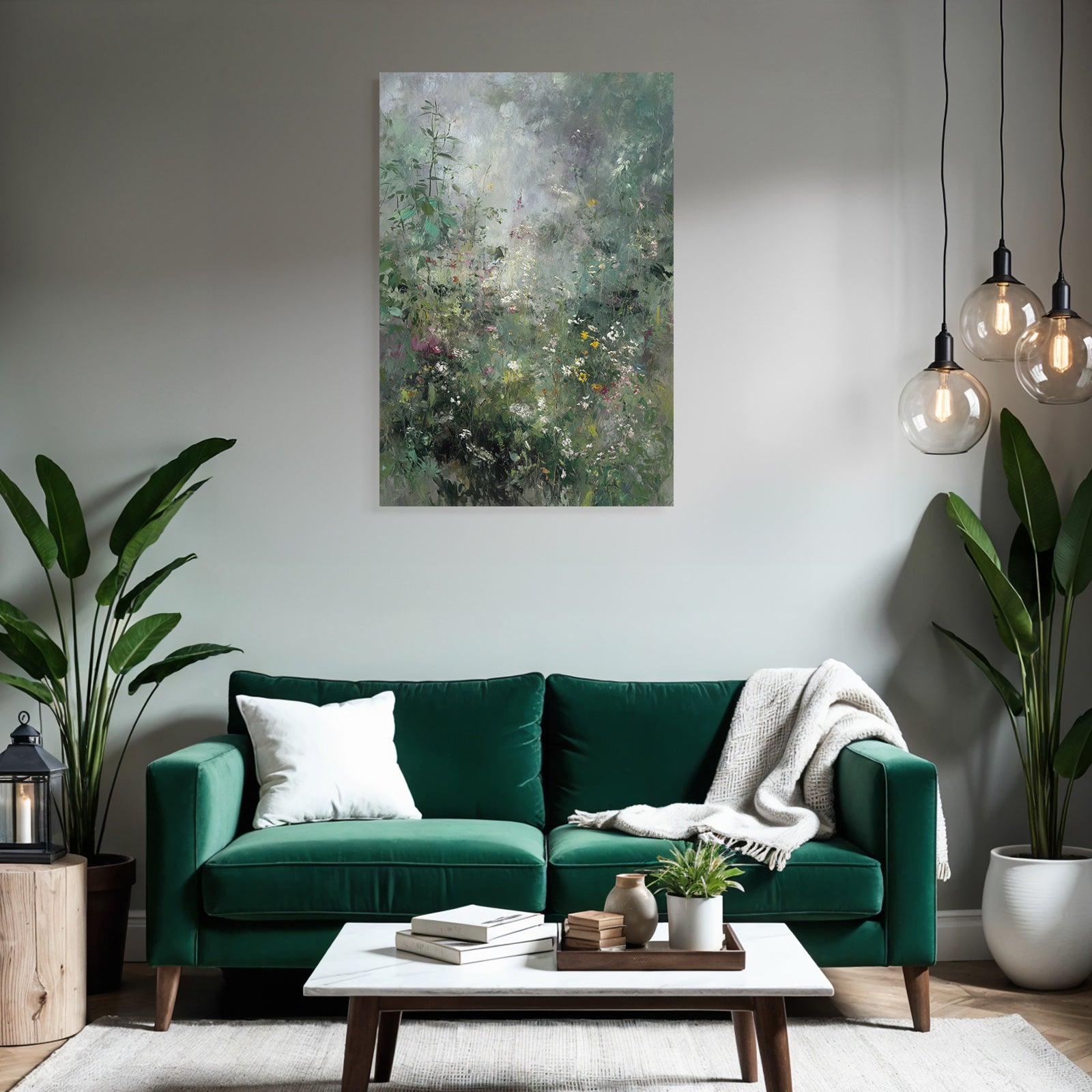 Impressionistischer Floraler Garten