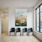 Lebendige Bunte Blumenmalerei