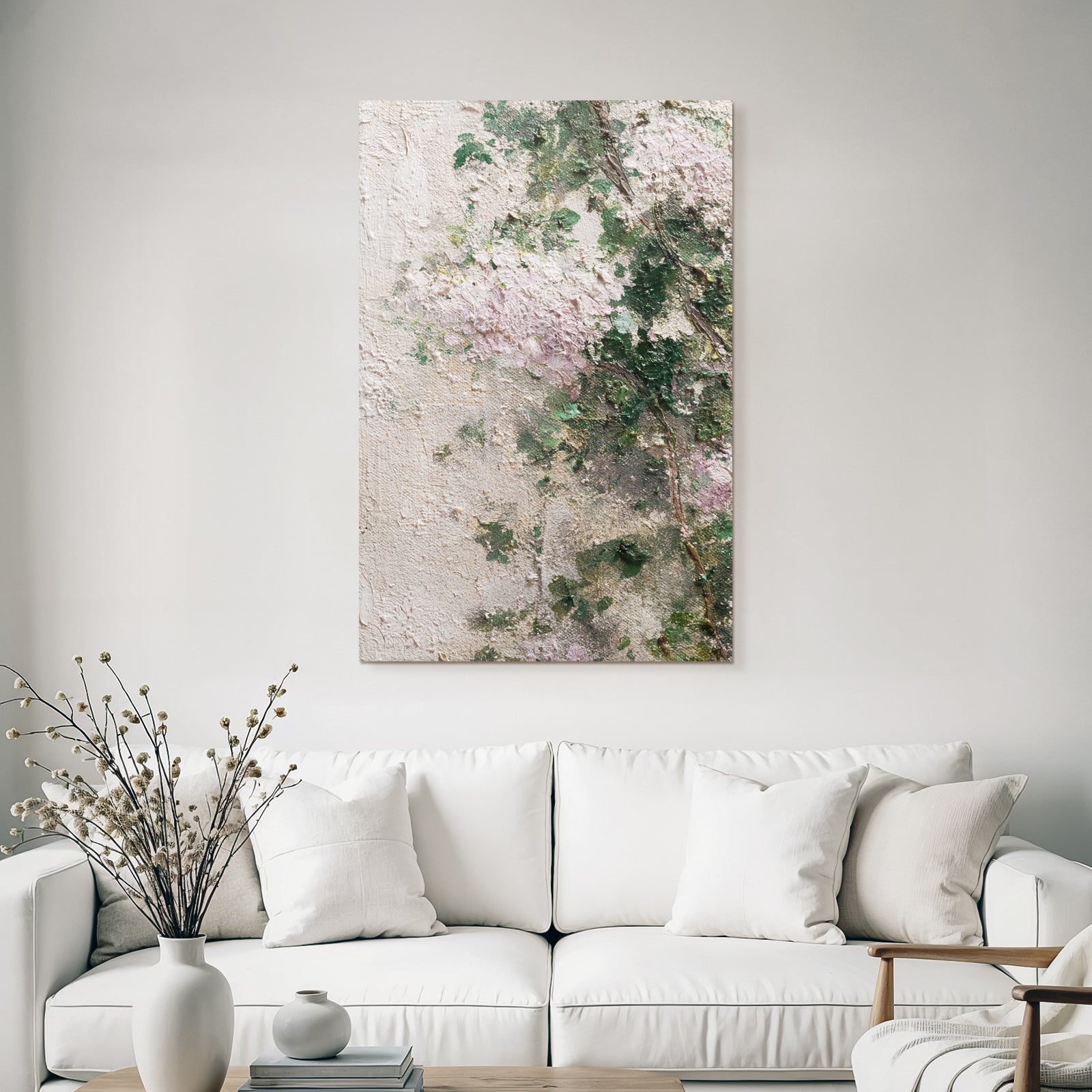 Naheaufnahme Texturierte Oberfläche Mit Grünen Und Rosa Farbtupfern