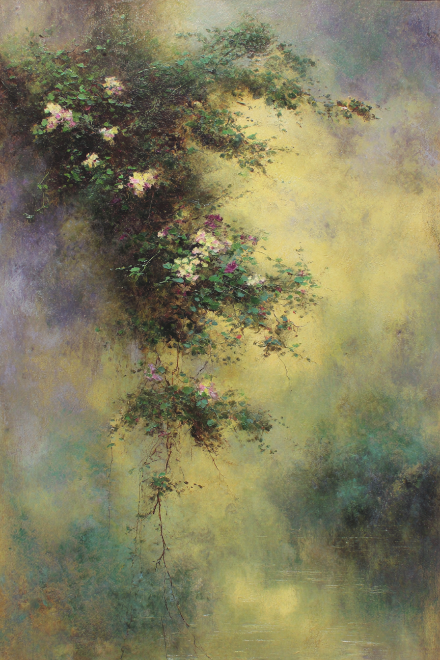 Sanftes Bild Mit Blumen Und Lichtspiel | Wasserfaelle und Tropfen | Natur