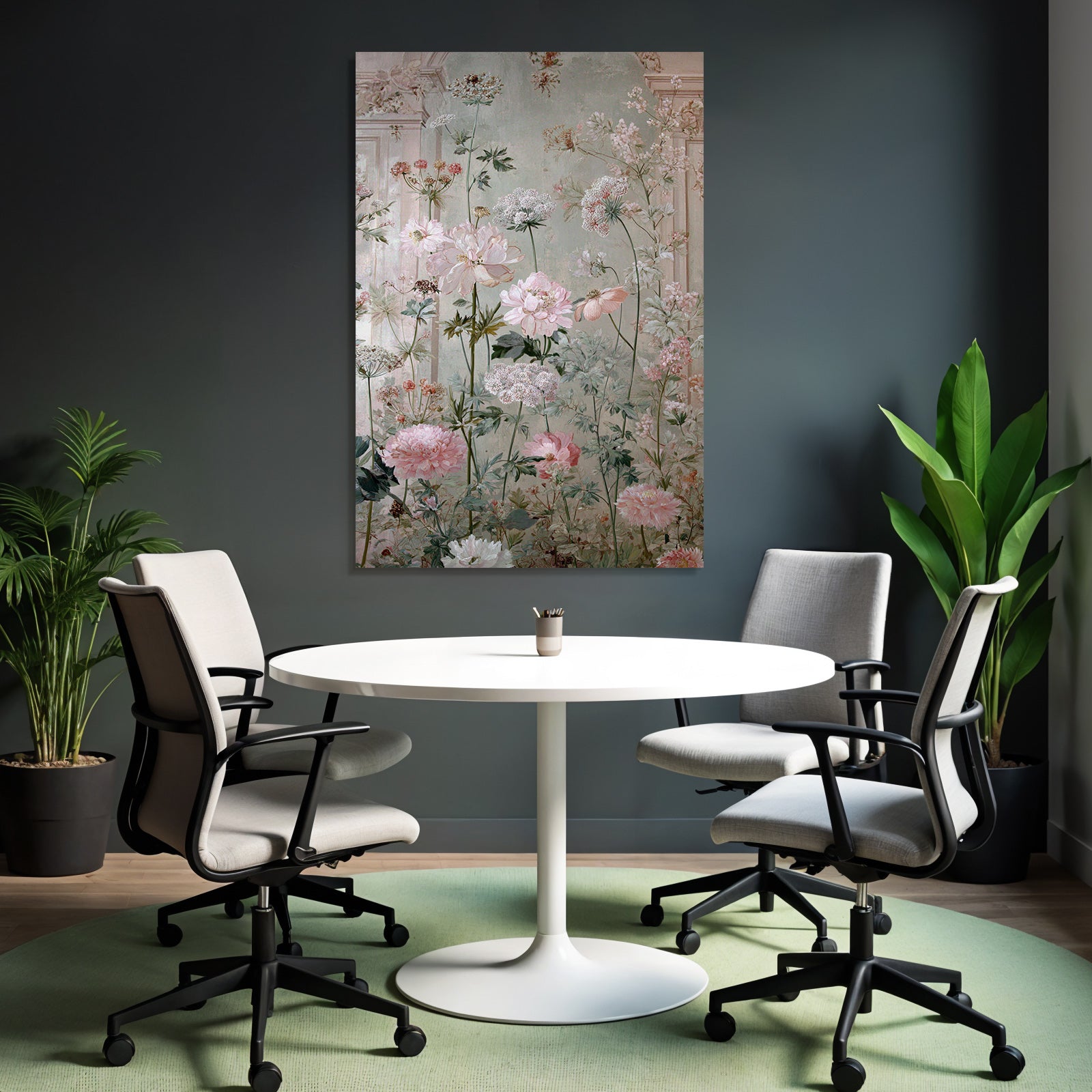 Zartes Pastell Blumenarrangement