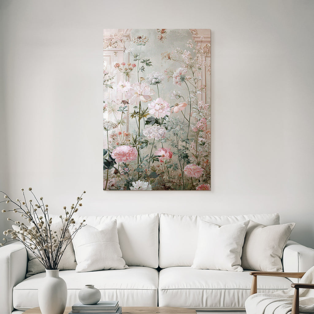 Zartes Pastell Blumenarrangement