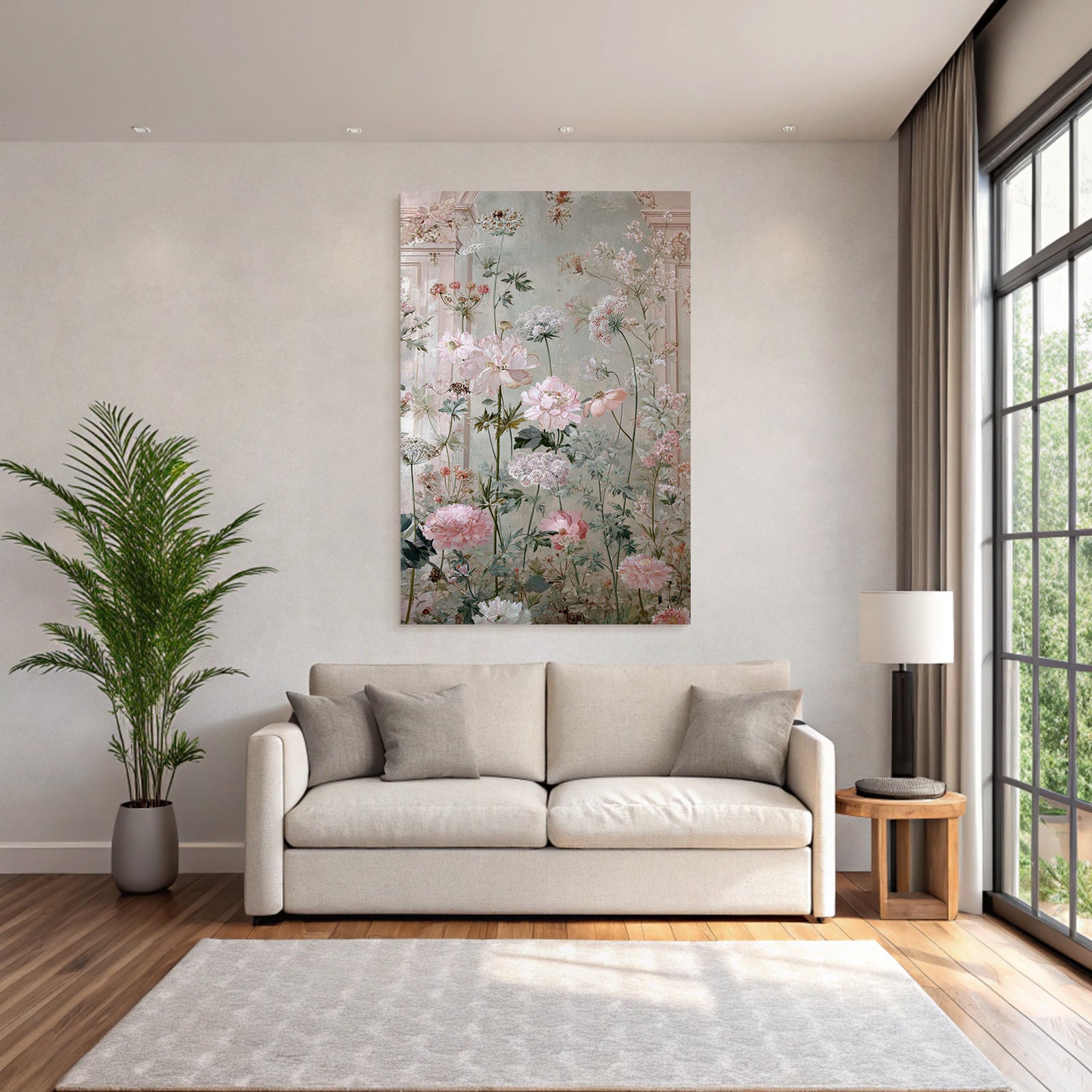 Zartes Pastell Blumenarrangement