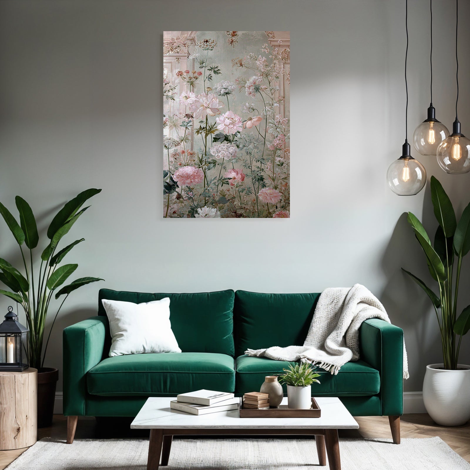 Zartes Pastell Blumenarrangement