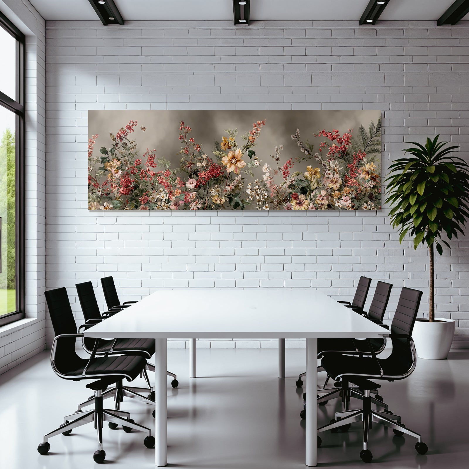 Elegantes Blumenarrangement Mit Rot Rosa Gelb Und Weissen Blüten