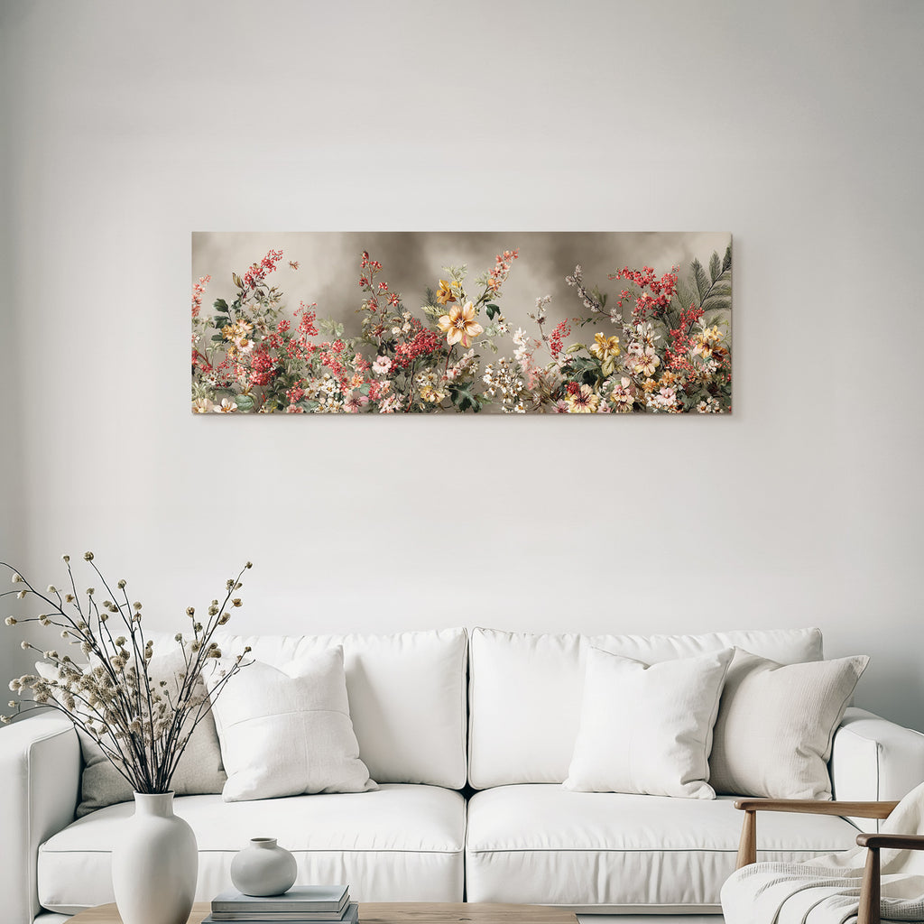 Elegantes Blumenarrangement Mit Rot Rosa Gelb Und Weissen Blüten