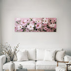 Frühlingsblüten Impasto Technik Rosa Blüten