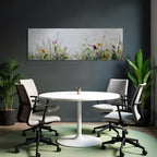 Impressionistische Blumenwiese Mit Wilden Blumen