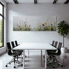Impressionistische Blumenwiese Mit Wilden Blumen