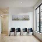 Impressionistische Blumenwiese Mit Wilden Blumen
