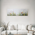 Impressionistische Blumenwiese Mit Wilden Blumen