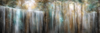 Mystischer Verträumter Wald Mit Wasserfall | Wasserfaelle und Tropfen | Natur