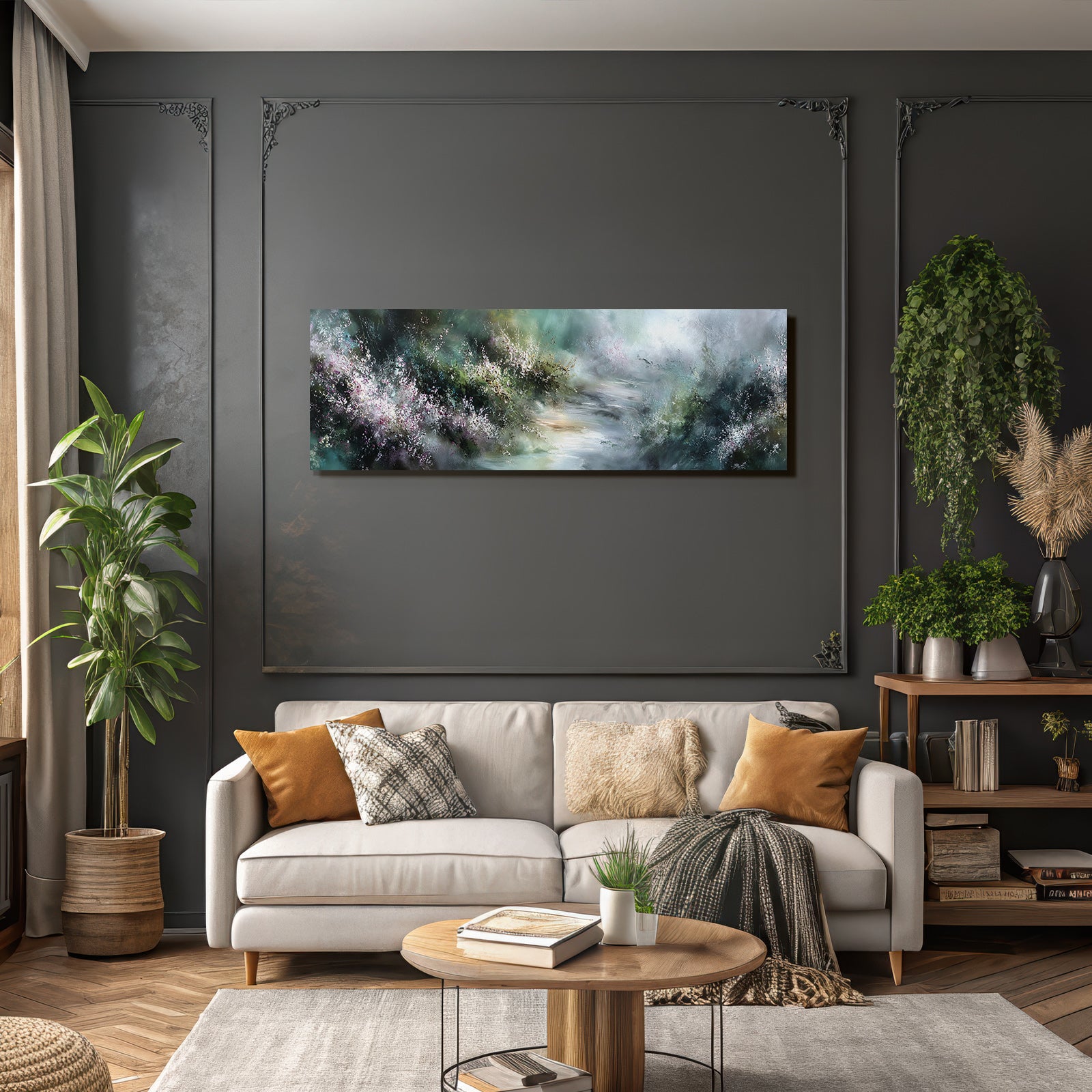 Träumende Florale Landschaft
