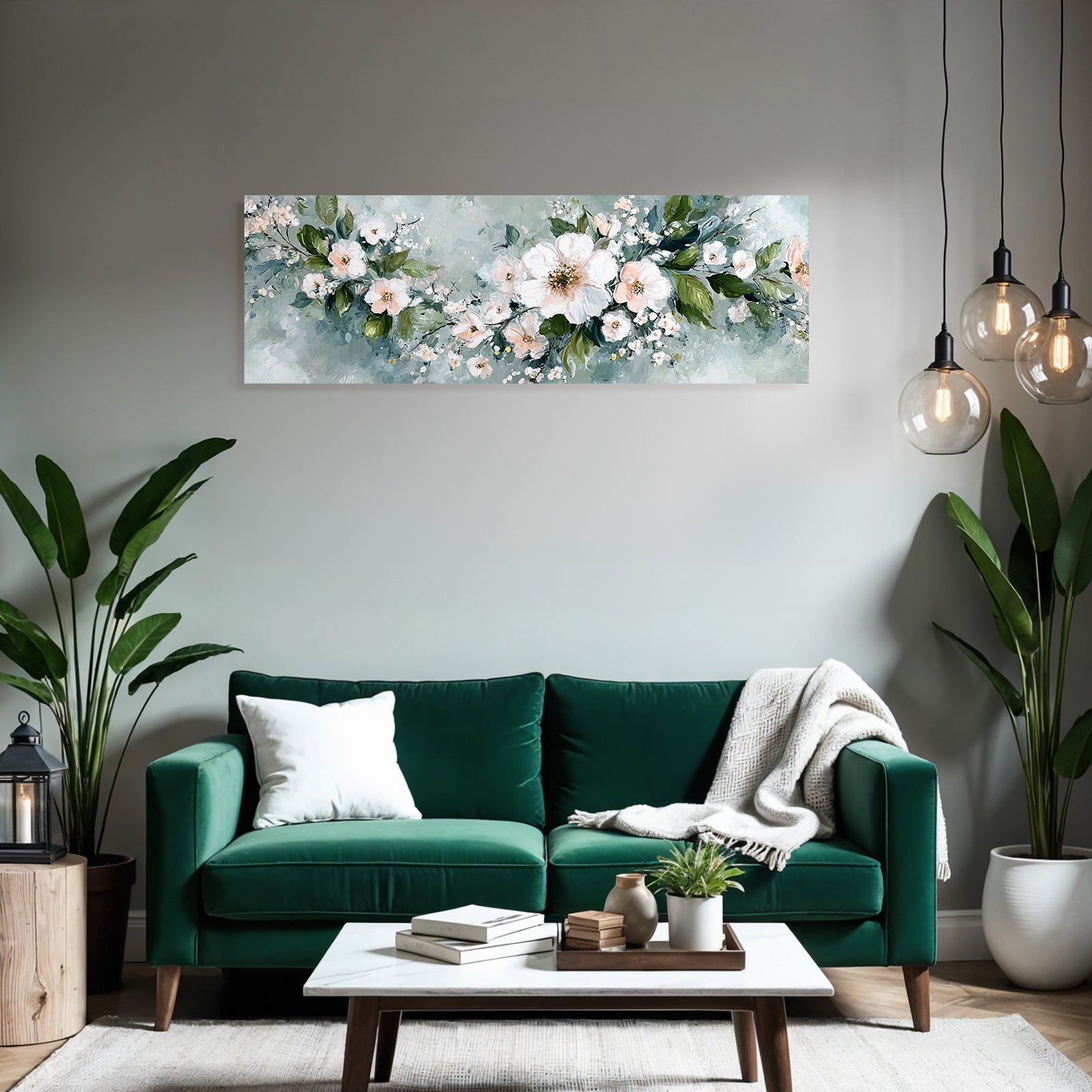 Zarte Blumenimpression In Rosa Und Weiss