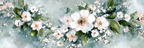 Zarte Blumenimpression In Rosa Und Weiss | Wasserfaelle und Tropfen | Natur