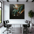 Blumenblätter Mit Wassertropfen Auf Dunklem Hintergrund