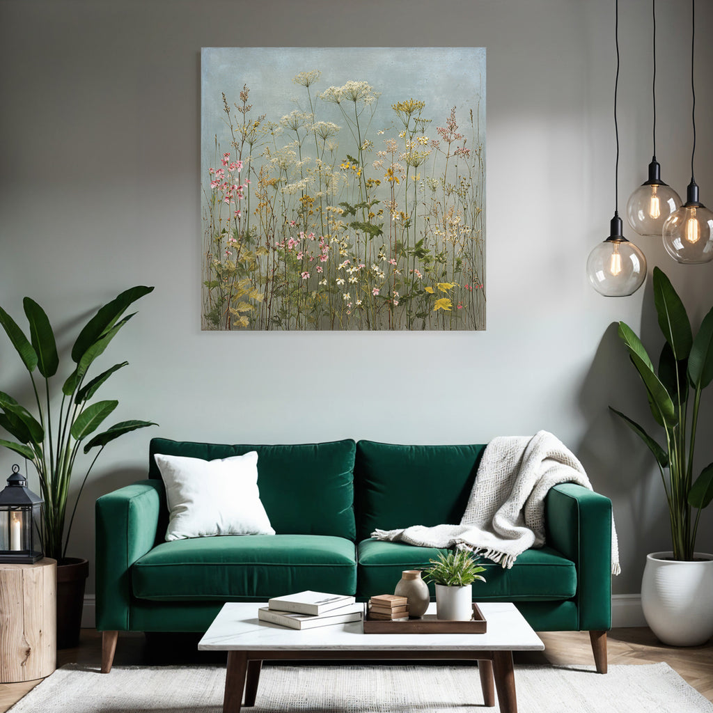 Wiese Mit Zarten Wildblumen