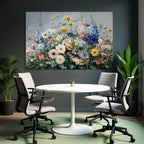 Bunte Blumenmalerei