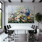 Bunte Blumenmalerei
