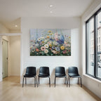 Bunte Blumenmalerei