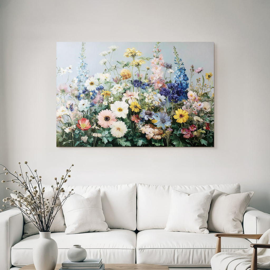 Bunte Blumenmalerei