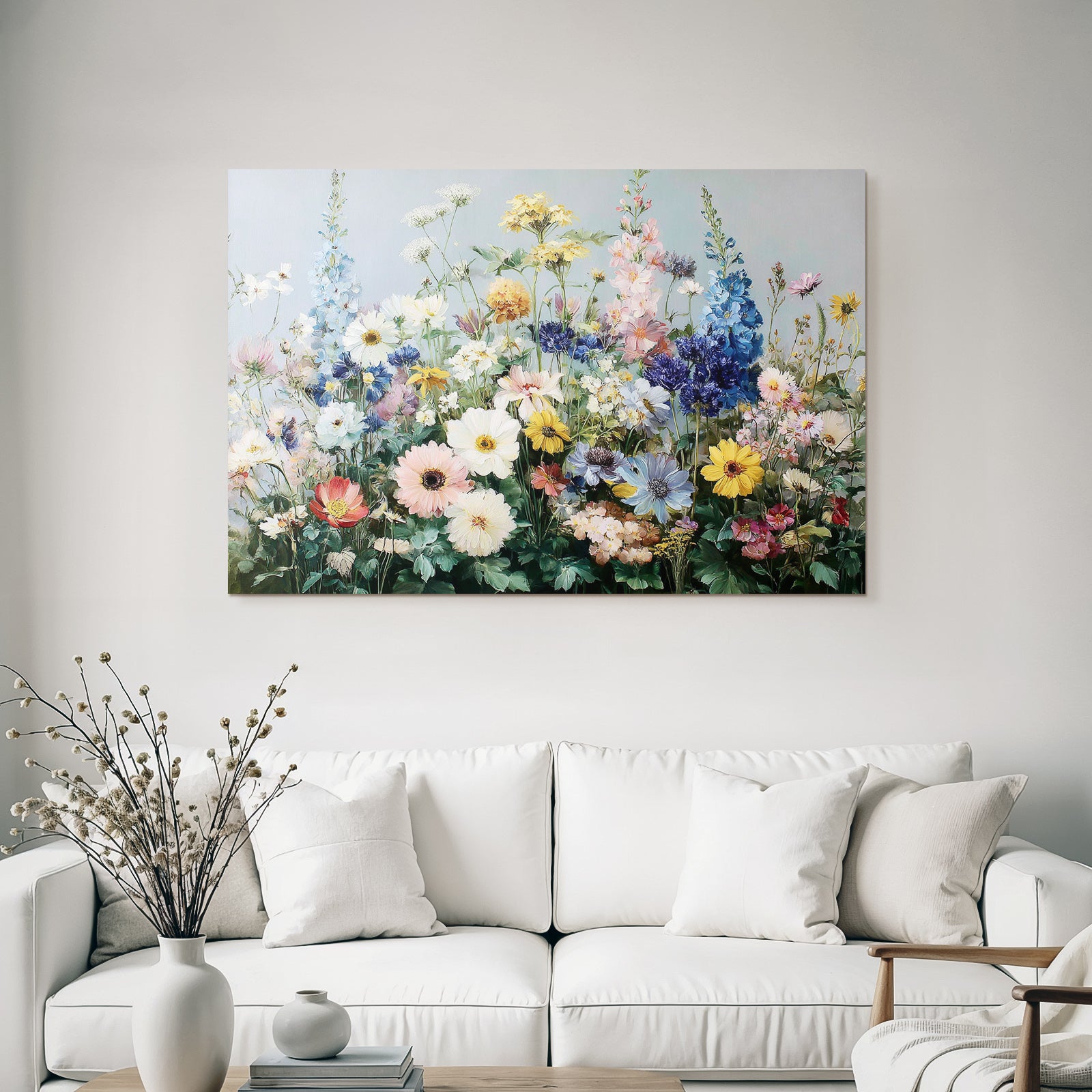 Bunte Blumenmalerei