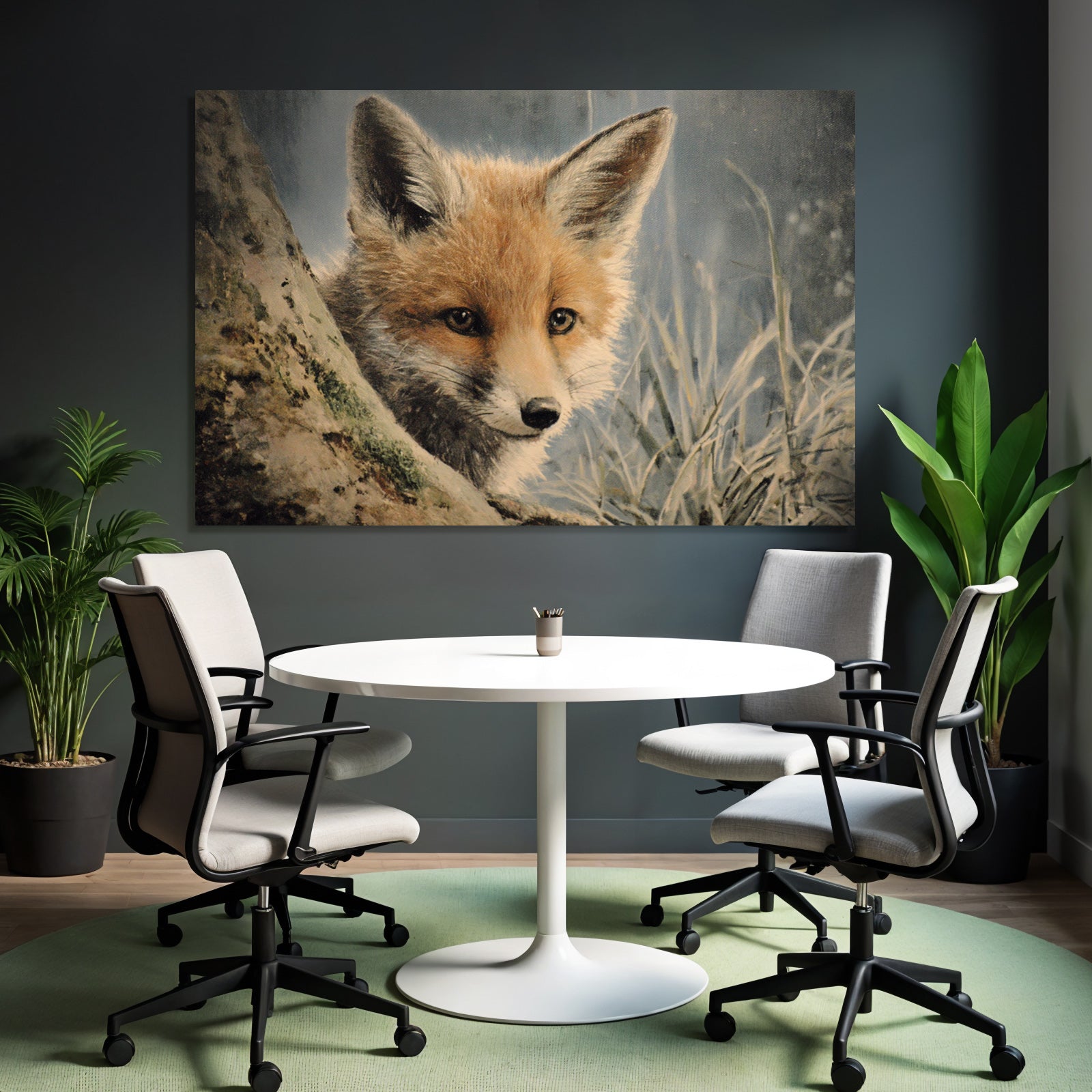 Fuchs Neben Baum