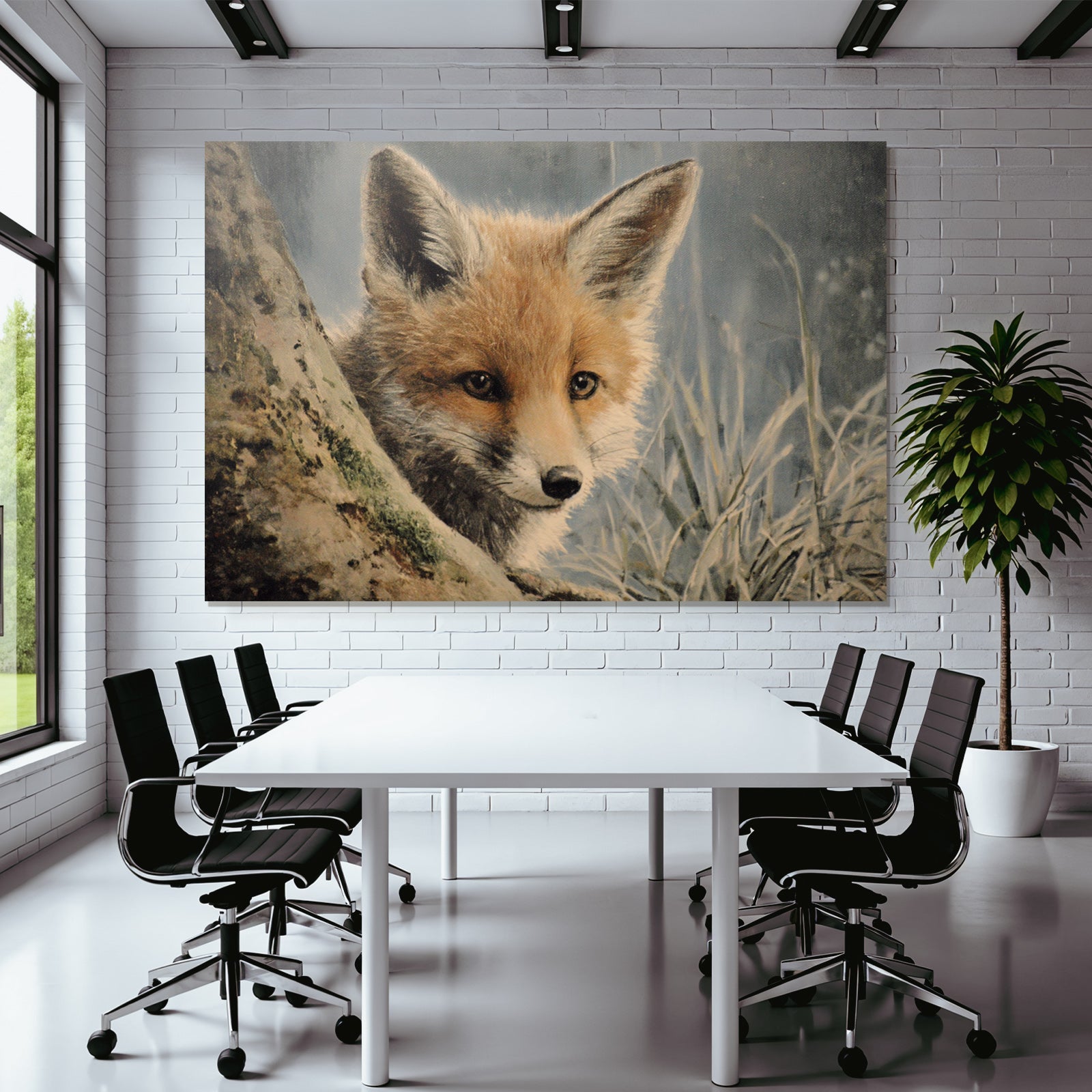 Fuchs Neben Baum