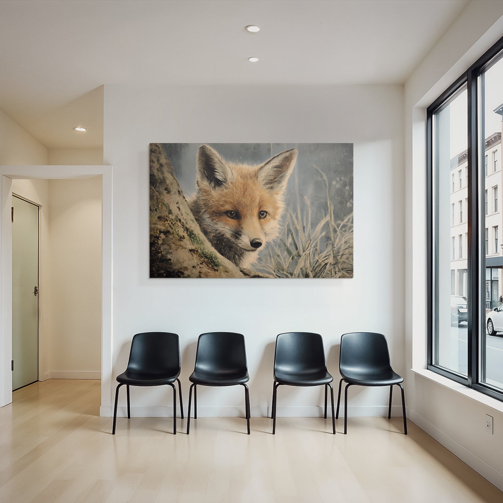 Fuchs Neben Baum