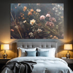 Schöne Blumenanordnung Mit Vielfältigen Blumen Und Weichem Hintergrund
