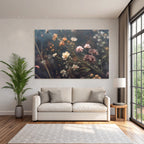Schöne Blumenanordnung Mit Vielfältigen Blumen Und Weichem Hintergrund