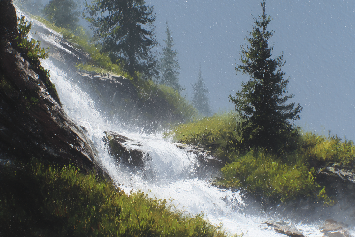 Wasserfall Im Nebelwald | Wasserfaelle und Tropfen | Natur