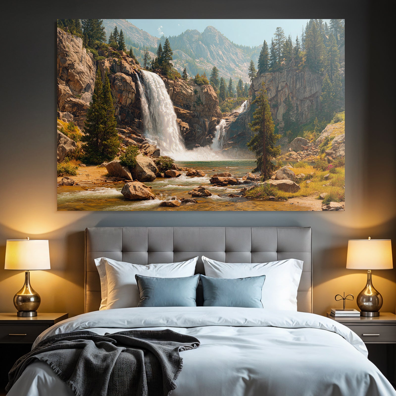Wasserfall Landschaft Im Nationalpark
