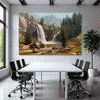 Wasserfall Landschaft Im Nationalpark