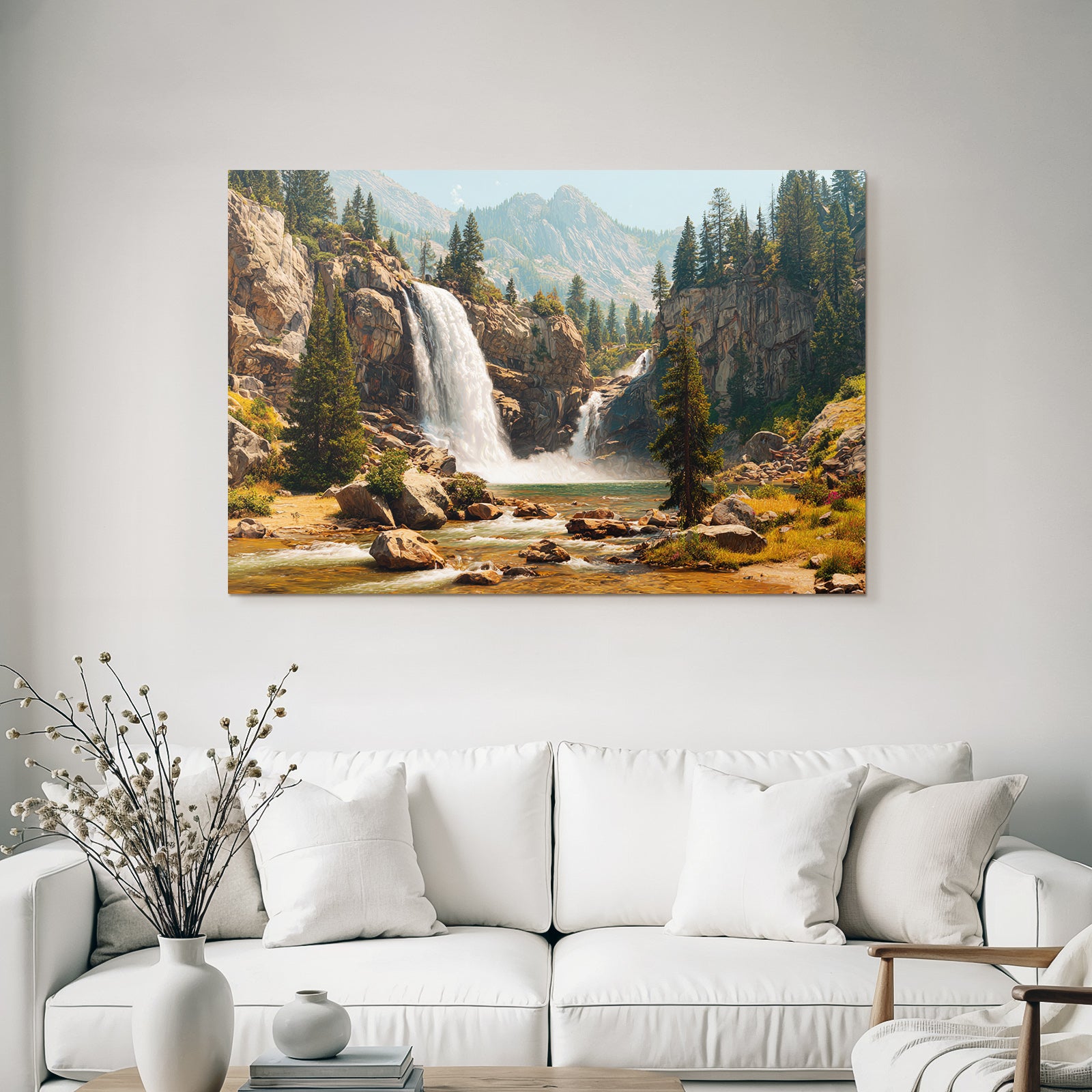 Wasserfall Landschaft Im Nationalpark
