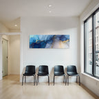 Design Mit Blautonen Und Goldakzenten