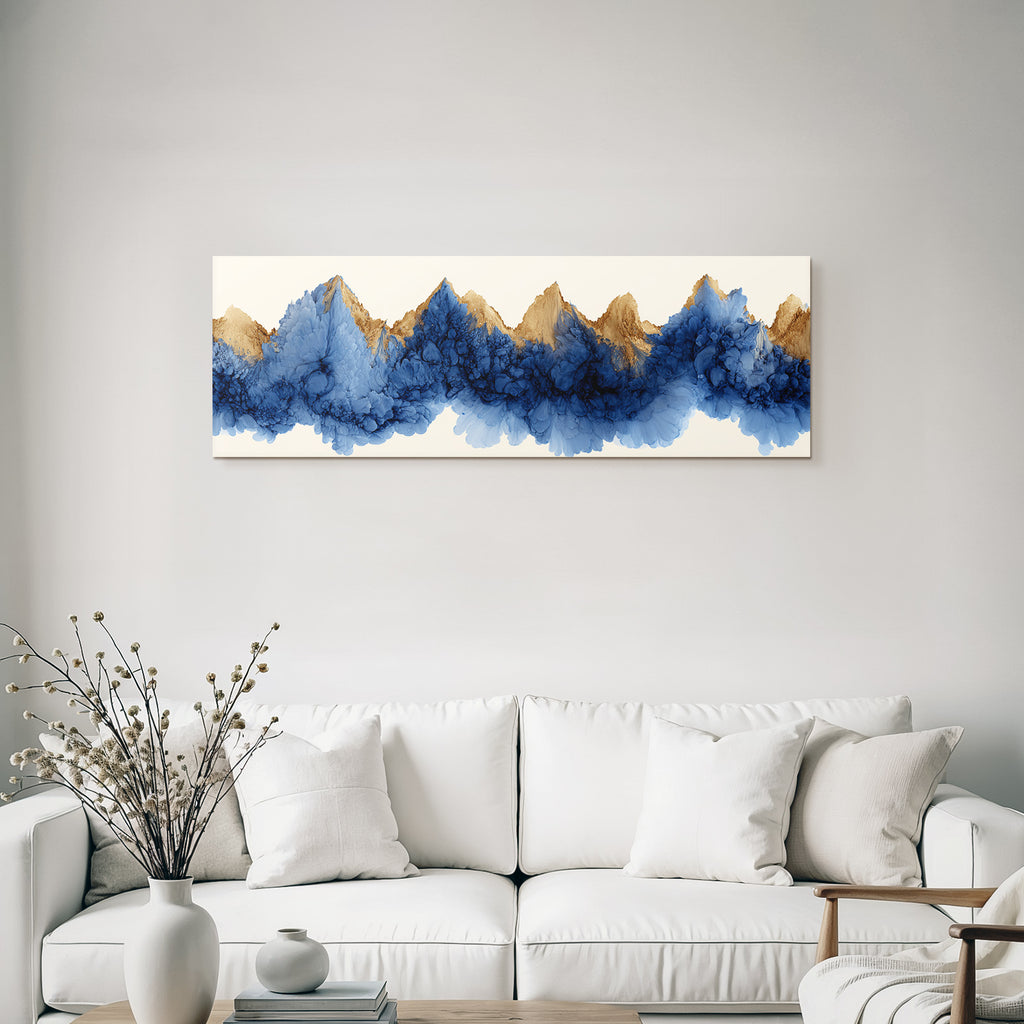 Fluiddynamik Und Berglandschaft